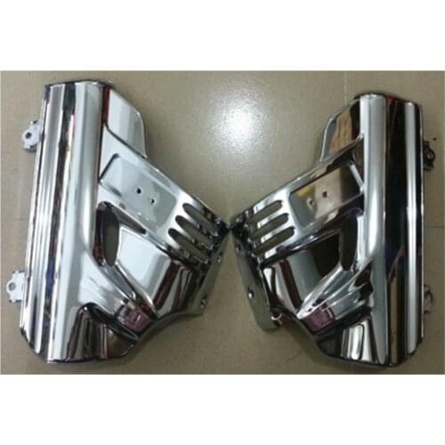 GL1800 Front Suspension Shock Cover Side Fender Lower Fork Shield Fairing Guard with Airbag for Honda GL Goldwing 1800 2001-2011