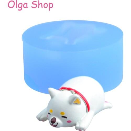 DYL753 32mm Cat Silicone Mold Animal Mold Cake Decorating Sugarcraft Candy Chocolate Resin Polymer Clay Jewelry Making Mold