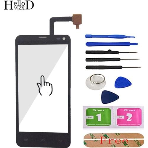 TouchScreen For Fly IQ4416 IQ 4416 Touch Screen Digitizer Glass Mobile Phone Touch Panel Lens Sensor Parts Tools Adhesive