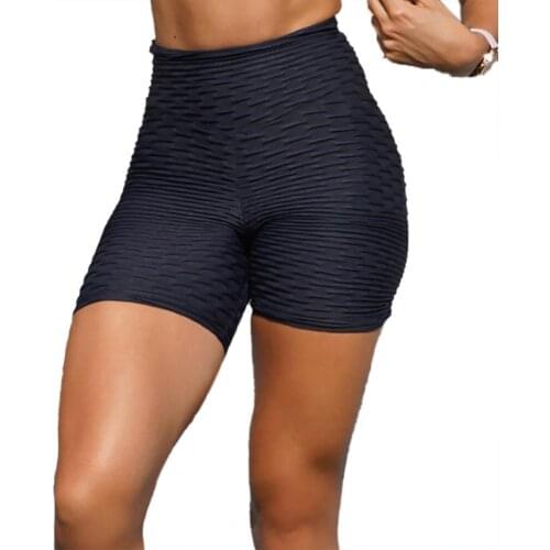 Women Pants High Waist Breathable Polyester Womens Scrunch Yoga Pants Short Pants Gym Workout Waistband Running Jogging Short