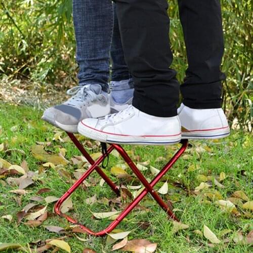 Folding Stool Multi-purpose Easy to Use Flexible Comfortable Portable Thickened Cloth Stool Camping Picnic Seat Fishing Chair