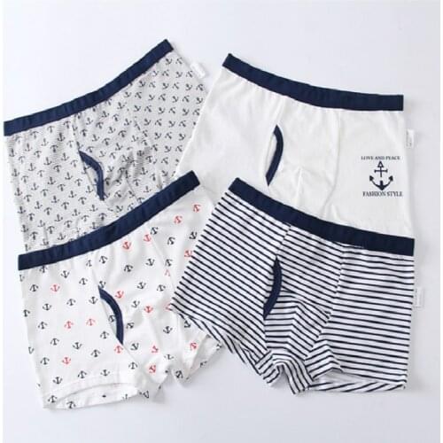 1Pc Children Underwear Boys Boxer Shorts Kids Cartoon Panties Soft Baby Boys Boxer Teenage Underpants110-150cm