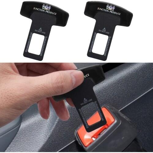 1/2pcs For JP VIP Junction Produce Emblem Car Safety Belt Seat Belt Cover Vehicle Buckle Clip Seatbelt Clip Car Accessories