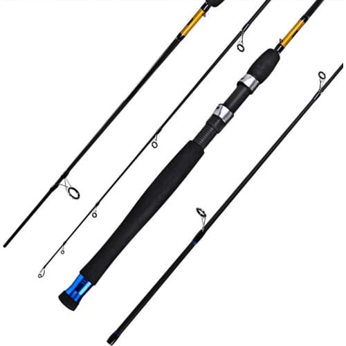 2020 NEW 2.1 M 2 Segments High Carbon Fishing Rod EVA Handle+Ceramic Guide Ring Telescopic Fishing Lure FAST