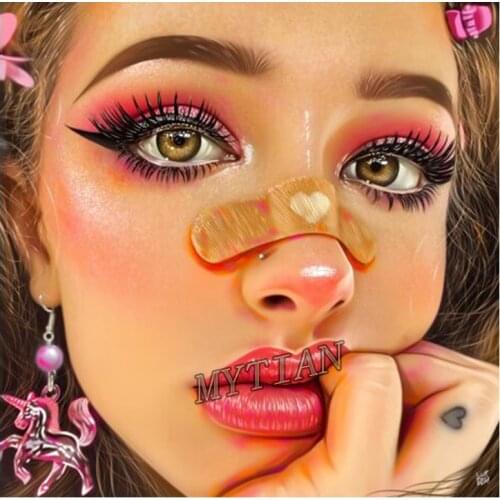 2021 Full square/round drill 5D DIY diamond painting girls portrait Embroidery Pattern cross stitch mosaic decor Christmas gifts