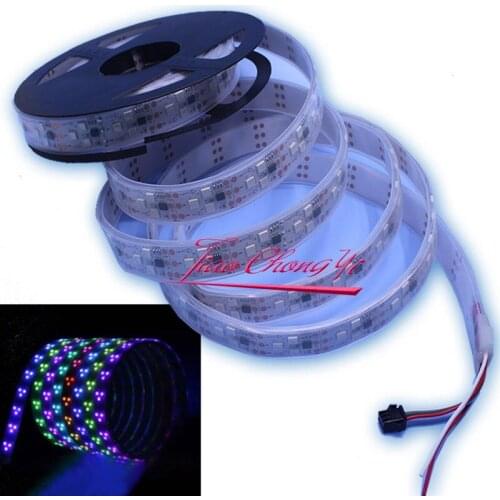 5M 90LED/M 450LED WS2811 IC 5050 RGB LED Pixel Strip Individual Addressable 12V