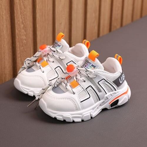 Brand 2020 New Autumn Lace Kid Sneakers For Girls Boys Children Casual Sports Light Shoes Fashion Outdoor Trainers Size 21-30