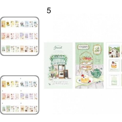 Wear Resistant Book Decor Planner Album Diary Washi Embellishment Sticker Kit for Teenager