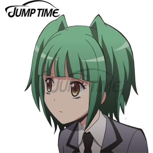 JumpTime 13 x 11.5cm Kaede Kayano Fine SUV Car Stickers Anime Waterproof Body for Car 3D Vinyl Material Window Bumper Decal