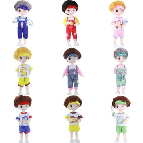 11 Set Doll Suit Clothes Suitable For Summer For 16 Cm Dolls Birthday Girls Toy Gifts