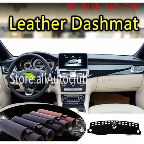 For Mercedes-Benz CLS-Class CLS250 260 320 350 w218 2010-217 Leather Dashmat Dashboard Cover Dash Carpet Custom Car Styling