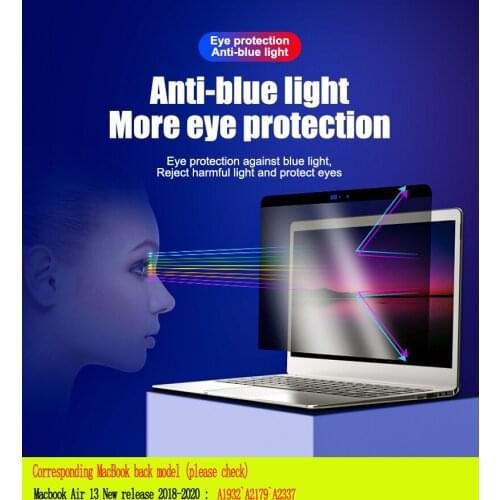 Magnetic Privacy Filter Anti spy PET Screens protective film For MacBook M1 Air 13.3 inch 2019 2020 Touch ID A2337 A1932 A2179