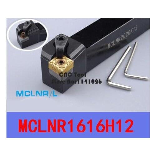 MCLNR1616H12/ MCLNL1616H12 CNC Turning Lathe Machine Tools Lathe Cutting Tools 95 degrees External Turning Tool Holder