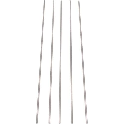 5pcs 2mm Diam Ti GR5 Metal Rod 250mm Titanium Round Bars Practical Accessories for Industry Welding Tools