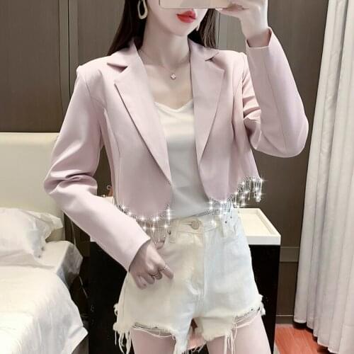 Mumuzi Women's Blazers With Short Sleeves