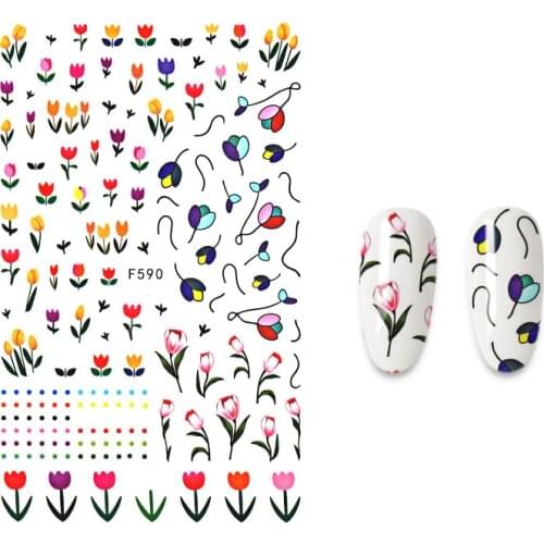 New 3D Nail Sticker Little bear and bunny stickers for nail Foil Love Heart Design Nails Accessories Fashion Manicure Sticker