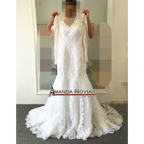 Amazing good looking mermaid style wedding dress