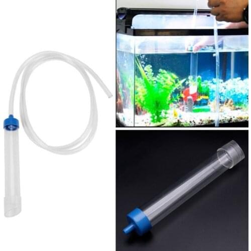 Easily Use Manual Aquarium Gravel Cleaner Fish Tank Siphon Water Change Cleaning Filter Water Changer Pump Sand Hose Tubes Hot