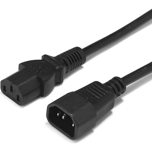 IEC C14 to C13 Cisco UPS Power Cord 1m 3m 5m 10m IEC C13 C14 Power Supply Cable For PC Computer Monitor PDU DMX DJ Stage Light