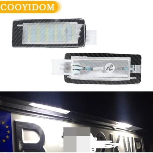LED Number License Plate Light For Renault Captur Espace Fluence Grandtour Scenic Twigo Master Phase Dacia Duster Lodgy Logan