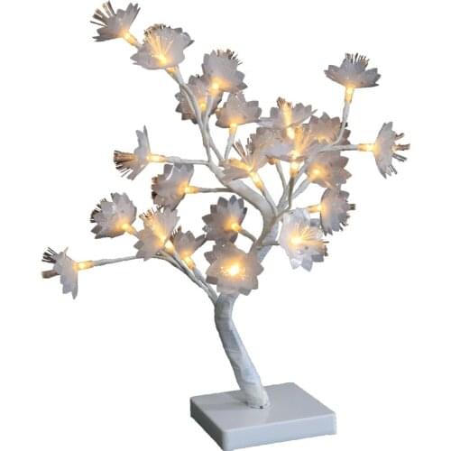 Led Night Light USB Battery Christmas Flower Tree Lighting For Home Kids Bedroom Decor Fairy Lights Luminary Holiday lighting