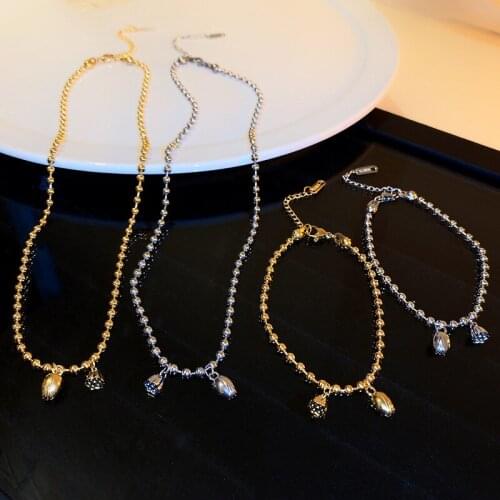 Unique Design Stainless Steel Lotus Root Charm Bracelet for Women Girls Metallic Beaded Gold Silver Color Bracele Jewellery Hot