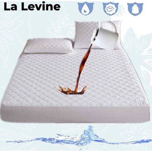 Waterproof Mattress Covers Reusable Bed Pad Protector Queen King Twin Size Mattress Protector Breathable Anti Dust Mite Washable