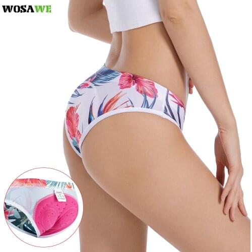 WOSAWE Women Cycling Shorts GEL Padded 3 colors Summer mountain bike shorts Cycling Breathable Underwear MTB Shorts