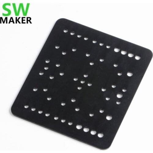 SWMAKER Openbuilds CNC DIY parts accessory 80 mm OPENRAIL GANTRY PLATES aluminum alloy Open rail gantry plate 80 mm