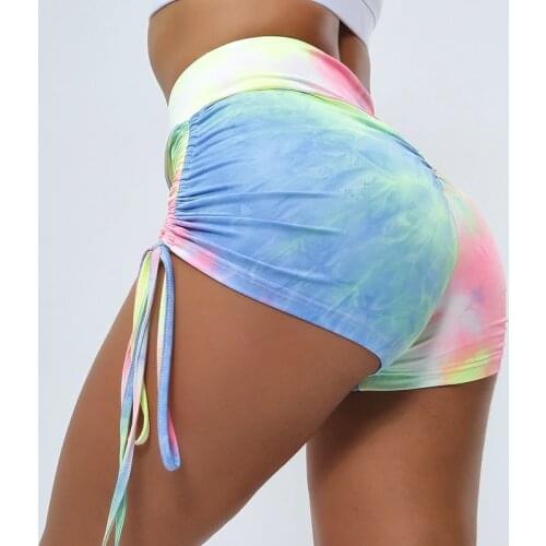 Women High Waist Shorts For Fitness Ladies Sexy Bubble Butt Gym Sports Workout Push Up Fitness Female Shorts