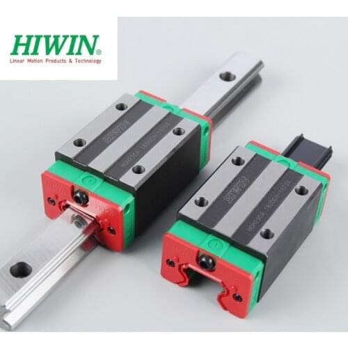 1pcs original HIWIN linear guide rail HGR15 - 1000mm + 2pcs HGH15CA narrow linear block carriage bearings for CNC parts xy table