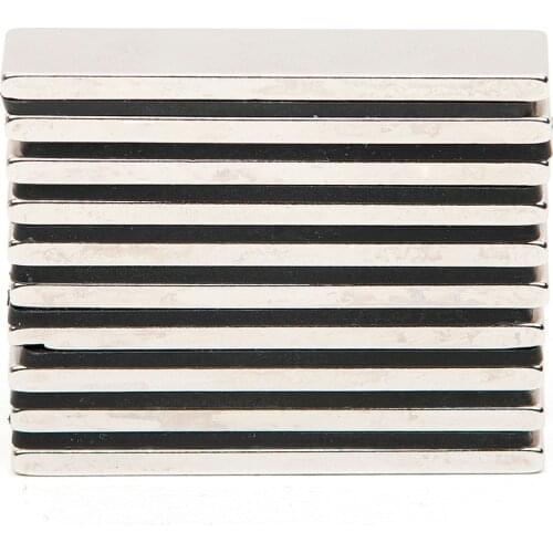 10pcs 48*9.4*2.6mm Block Magnet Rare Earth NdFeb Neodymium Permanent Magnet