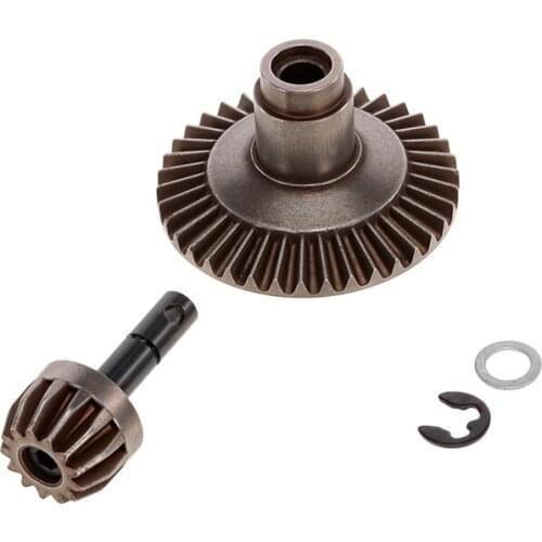 13T 38T Metal Crown Gear Motor Differential Main Gear Combo for Front Rear Axle AXIAL SCX10 90021 90022 Off-Road RC Truck Car