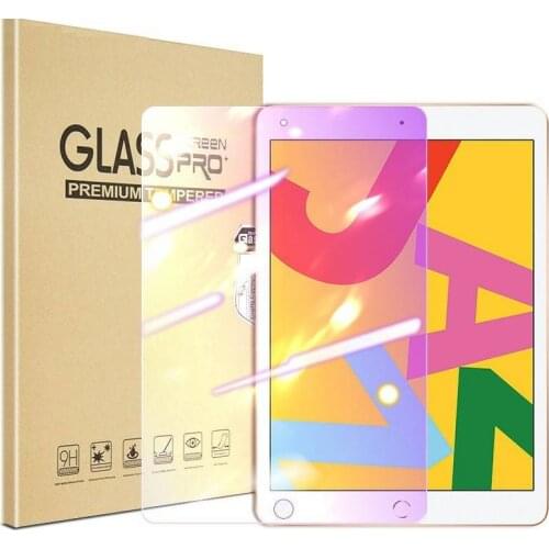 2pcs High Clear Glass For iPad 10.2 2020 2019 Screen Protector For Apple iPad 8th 8 Generation 7th Anti-Blue Tempered Glass Film