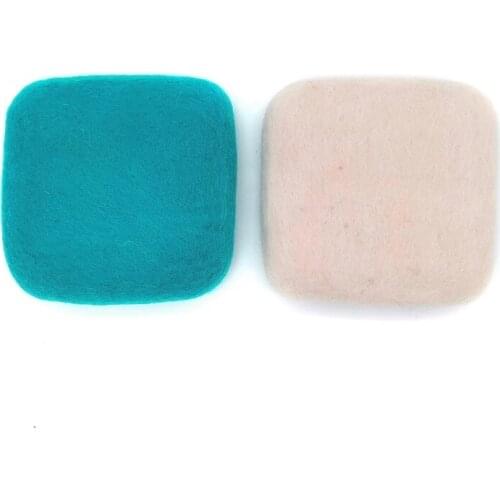 2 Pack Needle Felting Mat - Woolen Felting Mat for Needle Felting Kit Handmade by Artist - 6x6x2in/15x15x5cm