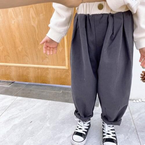 2021 Retro Spring Summer Thin Casual Pants Boys Kids Trousers Children Clothing Teenagers Formal Outdoor High Quality