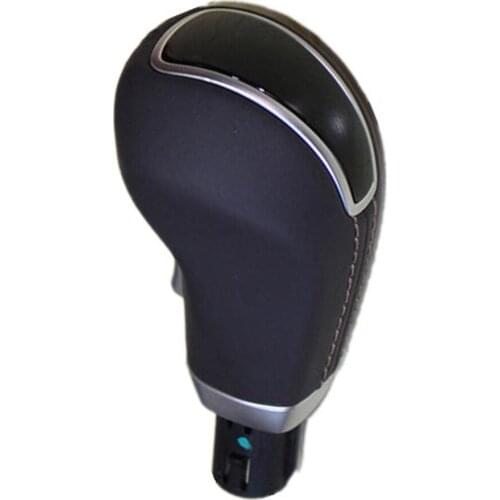 467202W200 Leather Gear Shift Knob Gearshift Handball Gear Head For Hyundai Sante Fe 2013 2014 2015 2016 Tucson 2016 2017 2018