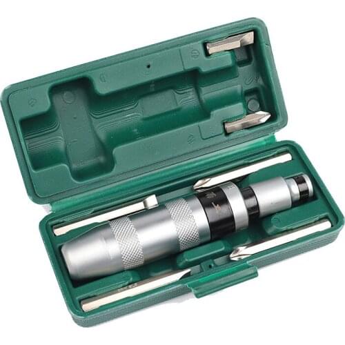 7/8/13PCS Multi-Purpose Screwdrivers Kit Heavy Duty Shock Screw Driver Chisel Bits Tools Socket Impact Screwdriver Set With Case