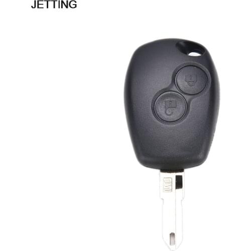 JETTING 1PC 2 Buttons Repair Remote Key Case Shell for RENAULT Clio DACIA Logan Sandero Car Accessories
