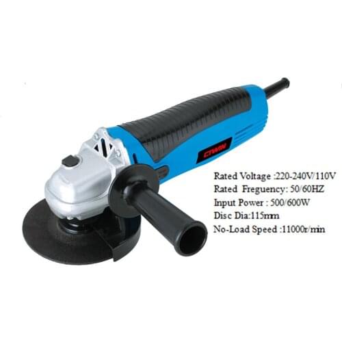 Multifunctional 600W Electric Angle Grinder Cutting Polishing Sanding Grinding Handle Household Useful Good Quality Tool
