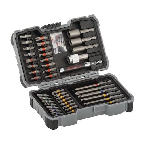 Bosch 43 Piece Screwdriver Bit Set Rechargeable Cordless screwdriver Suitable Quality Inserts Smoothly Works 2607017164