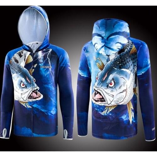 Newly Sun Protection Fishing Clothing Quick Drying Breathable Long Sleeve Clothes for Summer Outdoor Camping Hiking