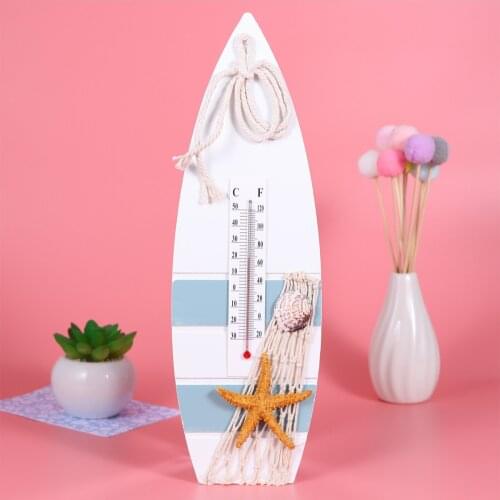 1pc Hanging Ornament Wall Hanging Decor Mediterranean Style for Home Kindergarten Room (Surfboard Sea Star)