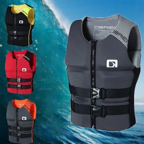 Outdoor Rafting Neoprene Life Jacket Adult Safety Life Vest Water Sports Fishing Vest