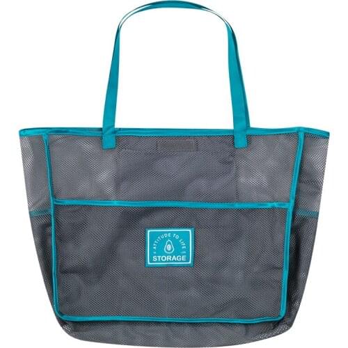 Vegetable Net Bag Double Pocket Hanging Design Convenient Classification Good Ventilation Breathable Storage