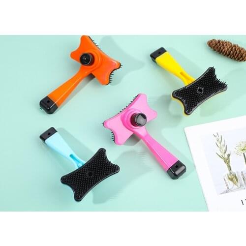 Pet Dogs Cats Hair Remover Brushes Pet Dog Accessories Supplies One-click Hair Removal, Cat Combs Cleaning Brushes Cat Brush