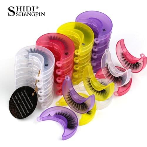 SHIDISHANGPIN Wholesale Lashes Mink Natural False Eyelashes Makeup Eyelashes 3D Eyelash Mink Volum Eyelash Bulk Wholesale Lashes