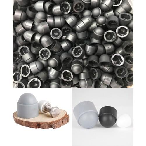 M14 M16 M18 M20 M22 M24 m27 M30 M36 steel Nut hex bolt cover cap plastic pp protector corrosion dust proof drive hole plug