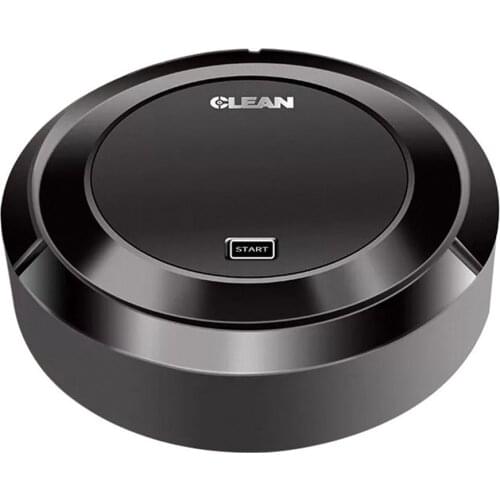 Smart Vacuum Cleaner Robot With Strong Suction Super Quiet Design Ultra-Slim Body Touch Switch Lcd Display USB Rechargeable