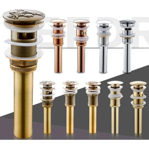 Bathroom Vessel Pop Up Sink Drain Strainer, Flip Top Stopper for Lavatory Basin, Antique Brass Pop Up Sink Overflow Cover